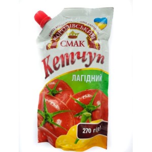 Kečupas švelnus Korolivskiy Smak, 270 g